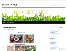 Tablet Screenshot of ecogiftchile.wordpress.com