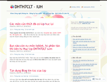 Tablet Screenshot of dhth7lt.wordpress.com