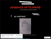 Tablet Screenshot of hannahgoodrichartsaward.wordpress.com