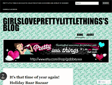 Tablet Screenshot of girlsloveprettylittlethings.wordpress.com