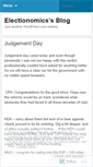 Mobile Screenshot of electionomics.wordpress.com