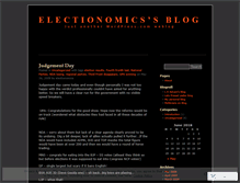 Tablet Screenshot of electionomics.wordpress.com