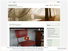 Tablet Screenshot of mishapitt.wordpress.com