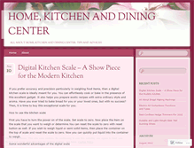 Tablet Screenshot of kitchenanddiningcenter.wordpress.com