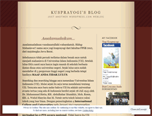 Tablet Screenshot of kusprayogi.wordpress.com