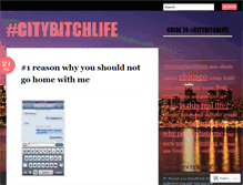 Tablet Screenshot of citybitch.wordpress.com