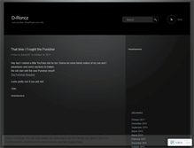 Tablet Screenshot of droncz87.wordpress.com