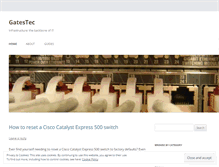Tablet Screenshot of gatestec.wordpress.com