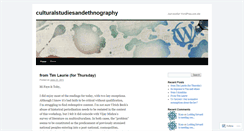Desktop Screenshot of culturalstudiesandethnography.wordpress.com