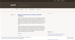 Desktop Screenshot of epexik.wordpress.com