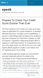 Mobile Screenshot of epexik.wordpress.com