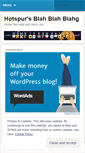 Mobile Screenshot of hotspur1337.wordpress.com