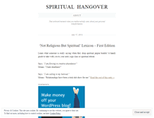 Tablet Screenshot of morespiritualthanyou.wordpress.com