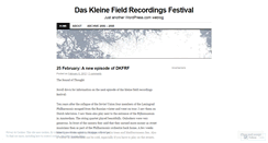 Desktop Screenshot of dkfrf.wordpress.com