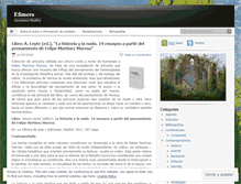 Tablet Screenshot of efimeroescombrera.wordpress.com