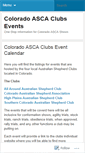Mobile Screenshot of coloradoclubs.wordpress.com