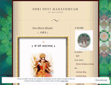 Tablet Screenshot of omshivashakti.wordpress.com