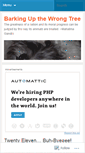 Mobile Screenshot of barkingupthewrongtree.wordpress.com