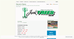 Desktop Screenshot of frankstrees.wordpress.com