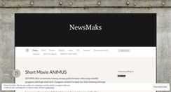 Desktop Screenshot of newsmaks.wordpress.com