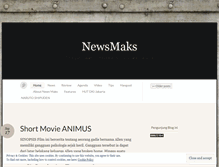 Tablet Screenshot of newsmaks.wordpress.com
