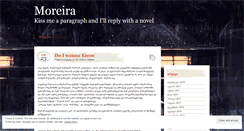 Desktop Screenshot of moreira13.wordpress.com