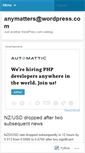 Mobile Screenshot of anymatters.wordpress.com
