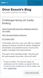 Mobile Screenshot of omaressack.wordpress.com