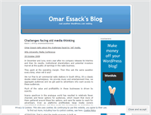 Tablet Screenshot of omaressack.wordpress.com