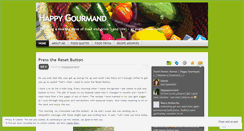 Desktop Screenshot of happygourmand.wordpress.com