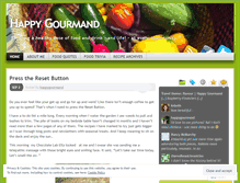 Tablet Screenshot of happygourmand.wordpress.com