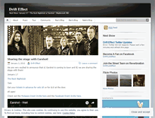 Tablet Screenshot of drifteffect.wordpress.com