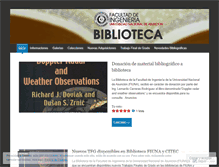 Tablet Screenshot of bibliotecafiuna.wordpress.com