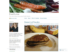 Tablet Screenshot of foodlovas.wordpress.com