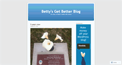 Desktop Screenshot of bettyscancerblog.wordpress.com