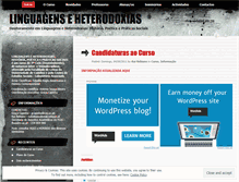 Tablet Screenshot of linguahetero.wordpress.com