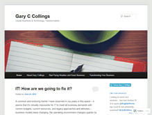 Tablet Screenshot of garyccollings.wordpress.com