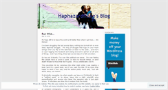 Desktop Screenshot of haphazardfluke.wordpress.com