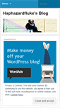 Mobile Screenshot of haphazardfluke.wordpress.com