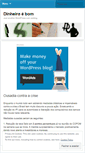 Mobile Screenshot of dinheiroebom.wordpress.com