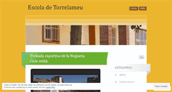 Desktop Screenshot of escolatorrelameu.wordpress.com