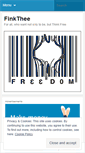 Mobile Screenshot of finkthee.wordpress.com