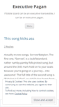 Mobile Screenshot of executivepagan.wordpress.com