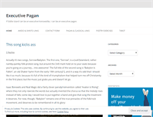 Tablet Screenshot of executivepagan.wordpress.com