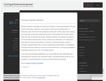 Tablet Screenshot of michiganforensicengineer.wordpress.com