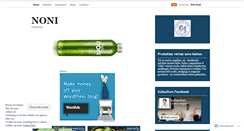 Desktop Screenshot of noni2noni.wordpress.com
