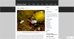 Desktop Screenshot of cookingtomusic.wordpress.com