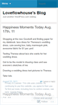 Mobile Screenshot of loveflowhouse.wordpress.com