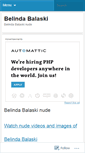 Mobile Screenshot of belindabalaski.wordpress.com