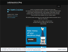 Tablet Screenshot of leilinhavinho.wordpress.com